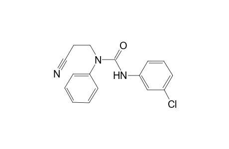 urea, N'-(3-chlorophenyl)-N-(2-cyanoethyl)-N-phenyl-