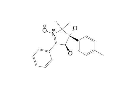 (3S,4S)-2,2-dimethyl-1-oxido-5-phenyl-3-(p-tolyl)-1-pyrrolin-1-ium-3,4-diol