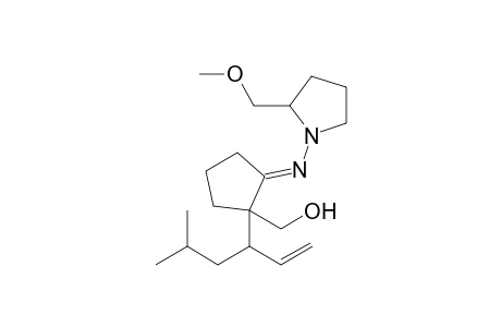 1-{[2'-(Hydroxymethyl)-2'-(1"-isobutyl-2"-propenyl)cyclopentylidene]amino}-2-(methoxymethyl)pyrrolidine