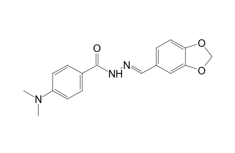 p-(dimethylamino)benzoic acid, piperonylidenehydrazide
