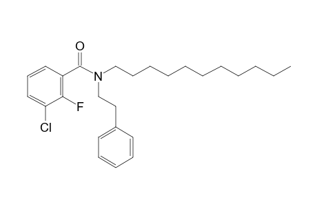 Benzamide, 3-chloro-2-fluoro-N-(2-phenylethyl)-N-undecyl-