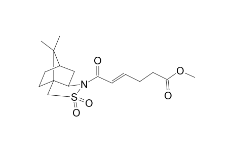 N-[(2E)-Hex-2-en-6-carbomethoxy-1-oyl](2R)-bornane-10,2-sultam