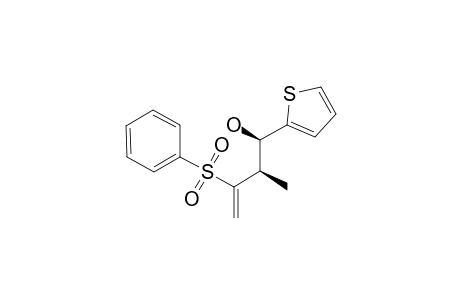 R*,R*-3-PHENYLSULFONYL-2-METHYL-1-(2-THIENYL)-BUT-3-EN-1-OL