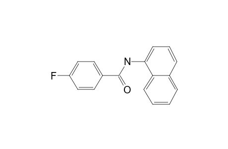 Benzamide, 4-fluoro-N-(1-naphtyl)-