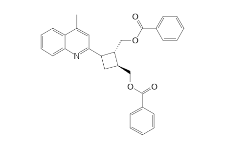 2-[2,3-BIS-(BENZOYLOXYMETHYL)-CYCLOBUTYL]-4-METHYLQUINOLINE