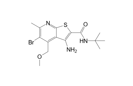 N2-(tert-Butyl)-3-amino-5-bromo-4-methoxymethyl-6-methylthieno[2,3-b]pyridine-2-carboxamide