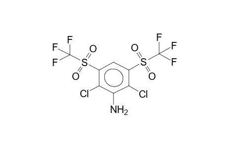 3,5-Bis(trifluoromethylsulfonyl)-2,6-dichloroaniline