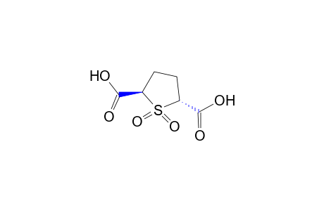 tetrahydro-trans-2,5-thiophenedicarboxylic acid, 1,1-dioxide