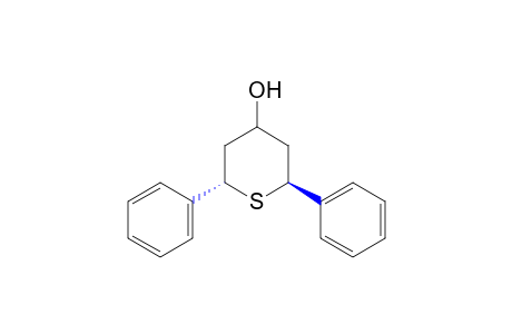 trans-2,6-diphenyltetrahydro-2H-thiopyran-4-ol