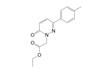 6-oxo-3-p-tolyl-1(6H)-pyridazineacetic acid, ethyl ester