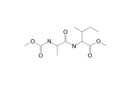 L-Alanyl-L-isoleucine, N-methoxycarbonyl-, methyl ester