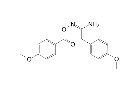 N'-[(4-Methoxybenzoyl)oxy]-2-(4-methoxyphenyl)ethanimidamide