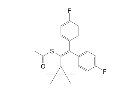 S-2,2-Bis(4-fluorophenyl)-1-(2,2,3,3-tetramethylcyclopropyl)vinylethanethioate