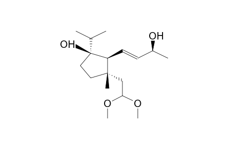 (1R,2R,3R)-3-METHYL-1-ISOPROPYL-2-(3BETA-HYDROXYBUT-1E-ENYL)-3-(2-DIMETHOXYETHYL)-1-CYCLOPENTANOL