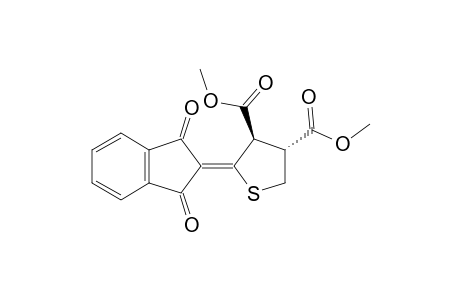 (3R,4R)-2-(1,3-diketoindan-2-ylidene)tetrahydrothiophene-3,4-dicarboxylic acid dimethyl ester