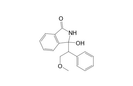 3-Hydroxy-3-(2-methoxy-1-phenylethyl)isoindolin-1-one, diastereomer a