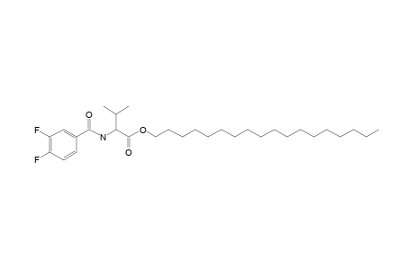 L-Valine, N-(3,4-difluorobenzoyl)-, octadecyl ester