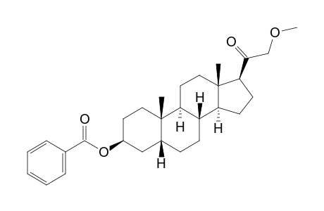 3.beta.-Hydroxy-21-methoxy-5.beta.-pregnan-20-one-benzoate