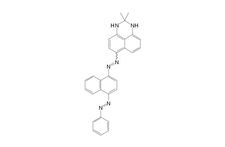 1H-Perimidine, 2,3-dihydro-2,2-dimethyl-6-[[4-(phenylazo)-1-naphthalenyl]azo]-