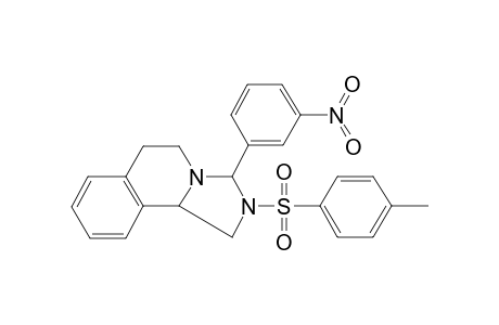 2-[(4-methylphenyl)sulfonyl]-3-(3-nitrophenyl)-1,2,3,5,6,10b-hexahydroimidazo[5,1-a]isoquinoline