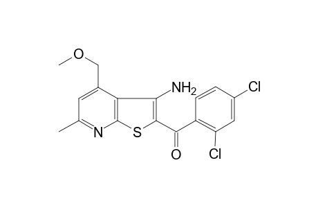 [3-amino-4-(methoxymethyl)-6-methylthieno[2,3-b]pyridin-2-yl](2,4-dichlorophenyl)methanone