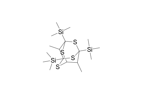 Silane, (9,10-dimethyl-2,4,6,8-tetrathiatricyclo[3.3.1.1(3,7)]decane-1,3,5-triyl)tris[trimethyl-