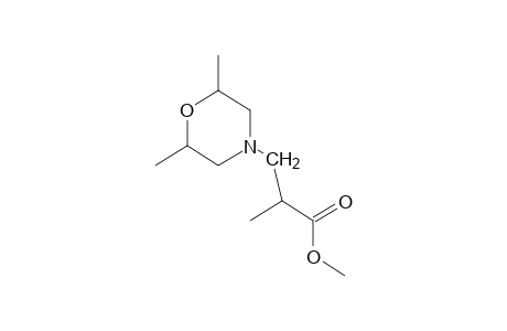 4-MORPHOLINEPROPIONIC ACID, A,2,6- TRIMETHYL-, METHYL ESTER