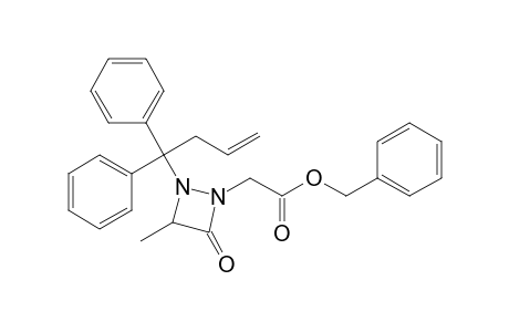 2-[((benzyloxy)carbonyl)methyl]-1-(1,1-diphenylbut-3-en-1-yl)-4-methyl-1,2-diazetidin-3-one