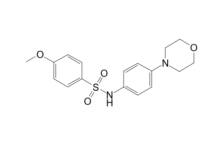 4-methoxy-N-[4-(4-morpholinyl)phenyl]benzenesulfonamide