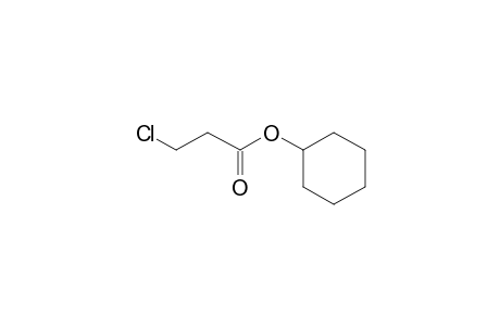 3-chloropropionic acid, cyclohexyl ester
