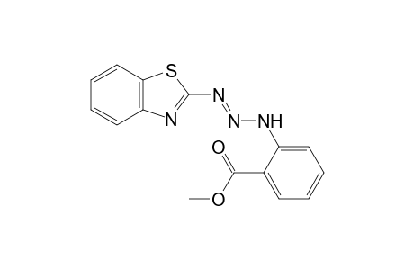 Methyl 2-[3-(2-benzothiazolyl)-2-triazeno]benzoate