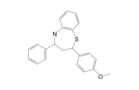 2-(4-Methoxyphenyl)-4-phenyl-2,3,4,5-tetrahydro-1,5-benzothiazepine