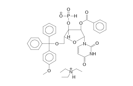 2'-o-Benzoyl-5'-methoxytrityluridine-3'-phosphite, triethylammoniumsalt