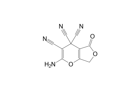 2-Amino-5-oxo-5H-furo[3,4-b]pyran-3,4,4(7H)-tricarbonitrile