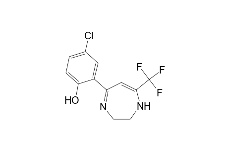 4-Chloro-2-(7-trifluoromethyl-2,3-dihydro-1H-[1,4]diazepin-5-yl)-phenol