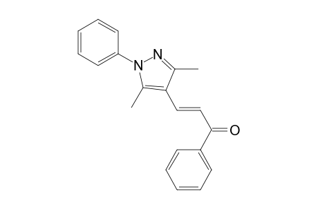 (2E)-3-(3,5-dimethyl-1-phenyl-1H-pyrazol-4-yl)-1-phenyl-2-propen-1-one