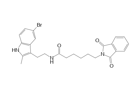 1H-isoindole-2-hexanamide, N-[2-(5-bromo-2-methyl-1H-indol-3-yl)ethyl]-2,3-dihydro-1,3-dioxo-