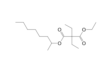 Diethylmalonic acid, ethyl 2-octyl ester