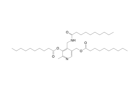 N4-decanoylpyridoxamine, didecanoate