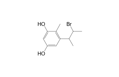 (+ )-2-bromo-3-(3,5-dihydroxy-2-methylphenyl)butane