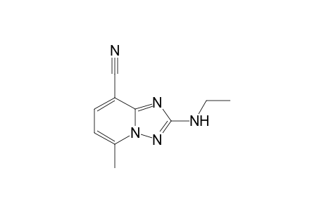 2-Ethylamino-5-methyl[1,2,4]triazolo[1,5-a]pyridine-8-carbonitrile