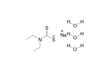 diethyldithiocarbamic acid, sodium salt, trihydrate