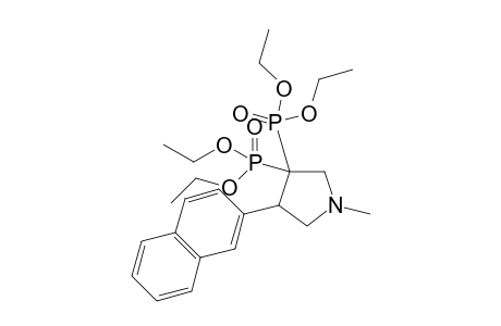 Tetraethyl 1-methyl-4-(naphthalen-2-yl)pyrrolidine-3,3-diyldiphosphonate