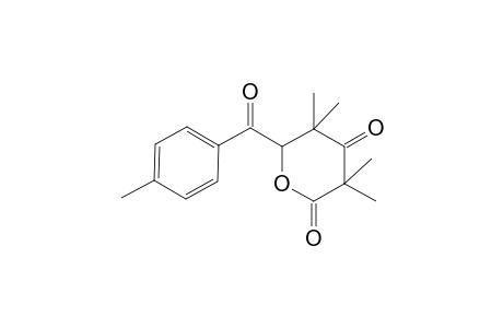 2H-pyran-2,4(3H)-dione, dihydro-3,3,5,5-tetramethyl-6-(4-methylbenzoyl)-