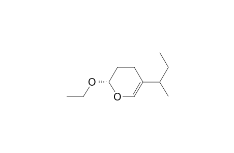 2H-Pyran, 2-ethoxy-3,4-dihydro-5-(1-methylpropyl)-, (S)-