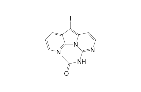 9-Acetylamino-5-iodopyrido[3',2':4,5]pyrrolo[1,2-c]pyrimidine