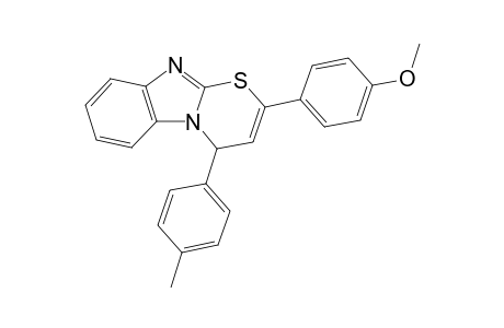 2-(4-Methoxyphenyl)-4-(p-tolyl)-4H-benzo[4,5]imidazo[2,1-b][1,3]thiazine