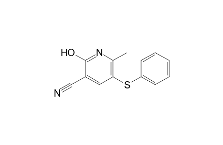 2-Hydroxy-6-mwthyl-5-(phenylthio)-pyridine-3-carbonitrile