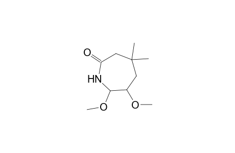 6,7-DIMETHOXY-4,4-DIMETHYL-HEXAHYDRO-2H-AZEPINE-2-ONE