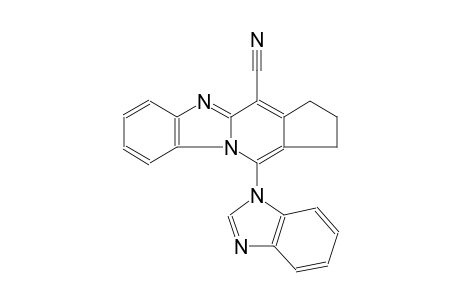 11-(1H-benzimidazol-1-yl)-2,3-dihydro-1H-cyclopenta[4,5]pyrido[1,2-a]benzimidazole-4-carbonitrile